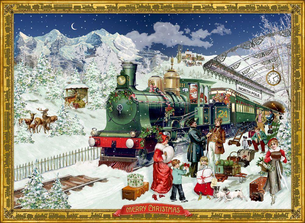 Kleiner Wandkalender - Nostalgische Eisenbahn