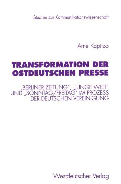 Transformation der ostdeutschen Presse