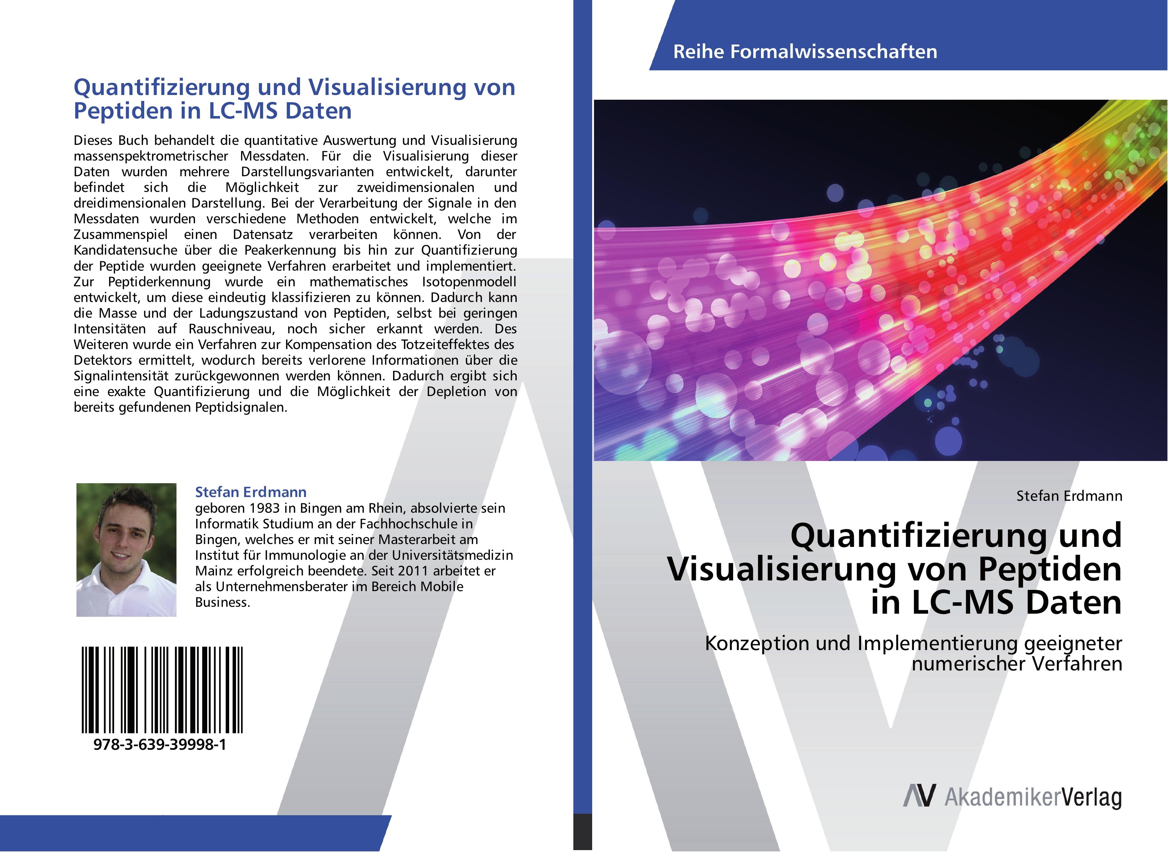 Quantifizierung und Visualisierung von Peptiden in LC-MS Daten