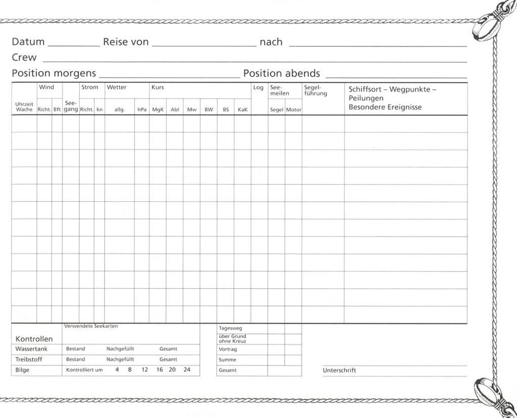 Logbuch (Segeltuch-Ausgabe)