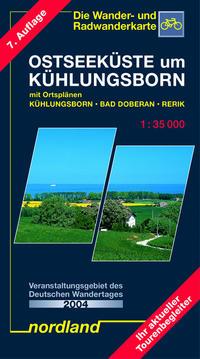 Ostseeküste um Kühlungsborn 1 : 35 000