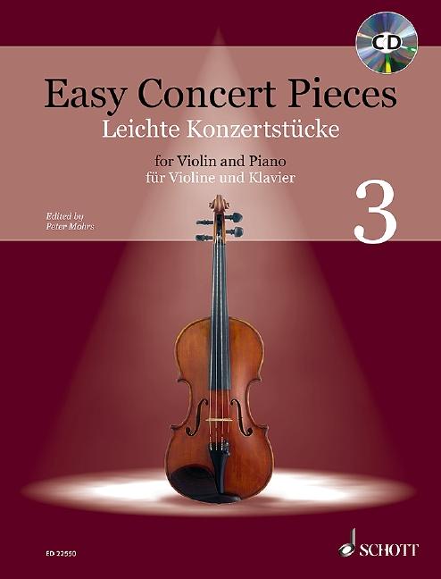 Easy Concert Pieces. Violine und Klavier Band 3. Ausgabe mit CD