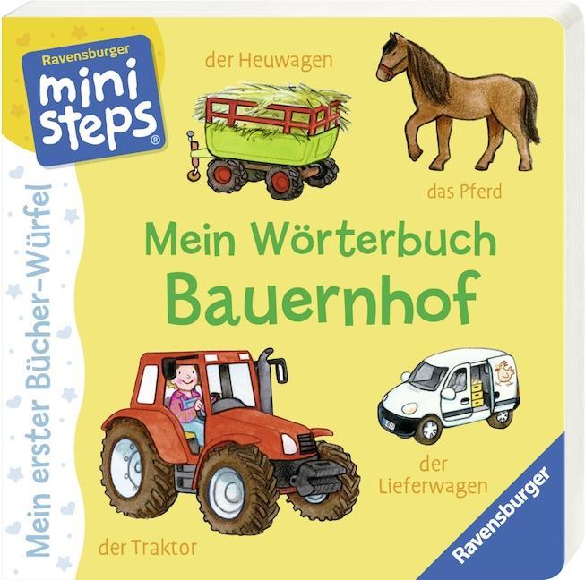 ministeps: Mein erster Bücher-Würfel: Meine ersten Wörter (Bücher-Set)