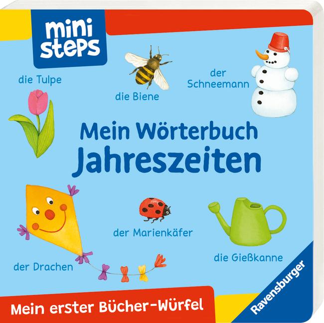 ministeps: Mein erster Bücher-Würfel: Meine ersten Wörter (Bücher-Set)