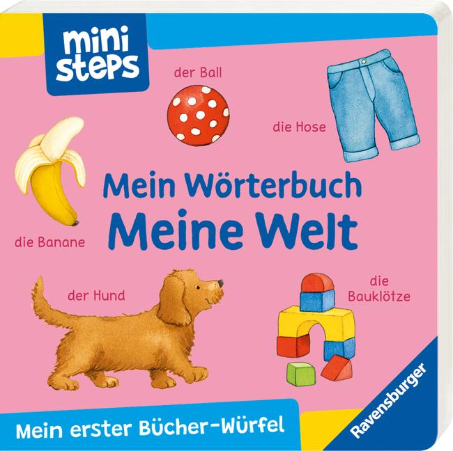 ministeps: Mein erster Bücher-Würfel: Meine ersten Wörter (Bücher-Set)