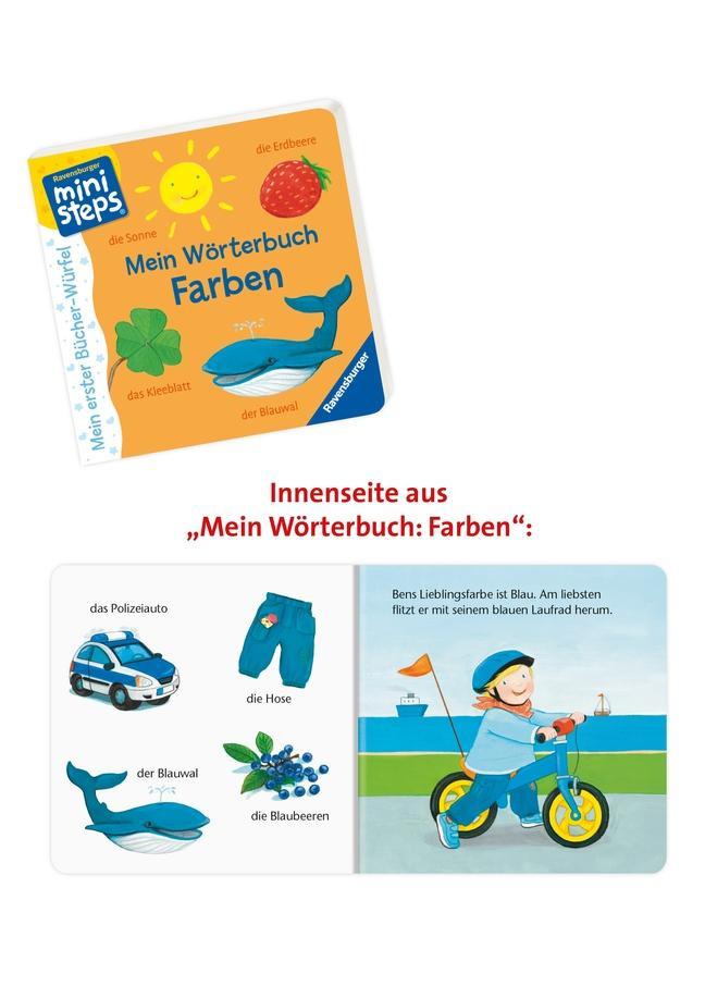 ministeps: Mein erster Bücher-Würfel: Meine ersten Wörter (Bücher-Set)