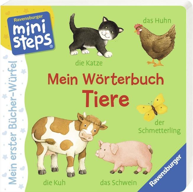 ministeps: Mein erster Bücher-Würfel: Meine ersten Wörter (Bücher-Set)