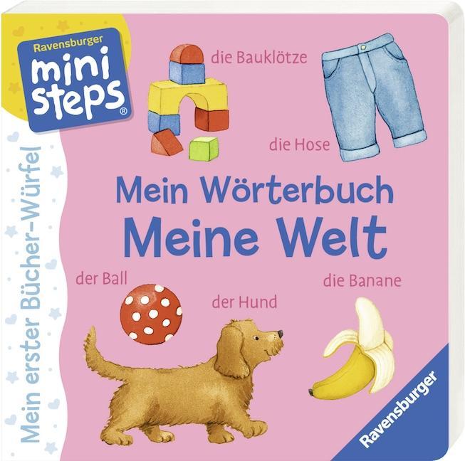 ministeps: Mein erster Bücher-Würfel: Meine ersten Wörter (Bücher-Set)