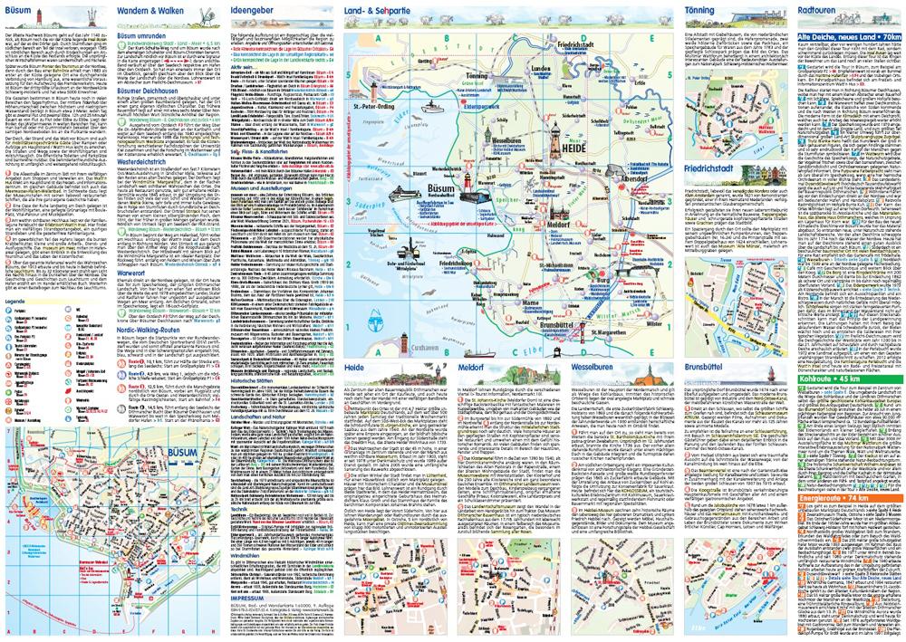 Büsum - Tipps & Themenrouten 1:60 000