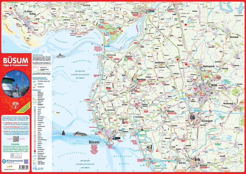 Büsum - Tipps & Themenrouten 1:60 000