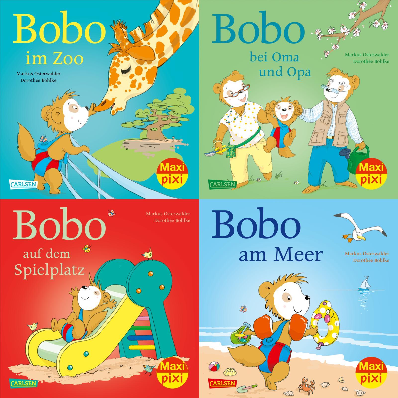 Maxi-Pixi-4er-Set 86: Bobo Siebenschläfer (4x1 Exemplar)