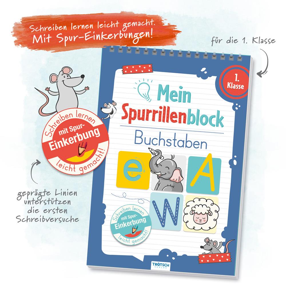 Trötsch Mein Spurrillenblock Buchstaben Übungsbuch