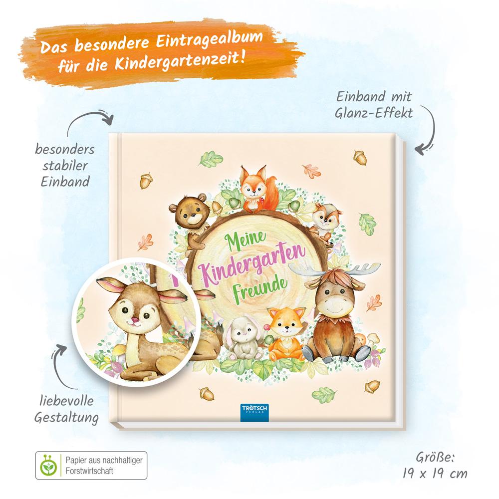 Trötsch Eintragalbum Meine Kindergartenfreunde Waldfreunde