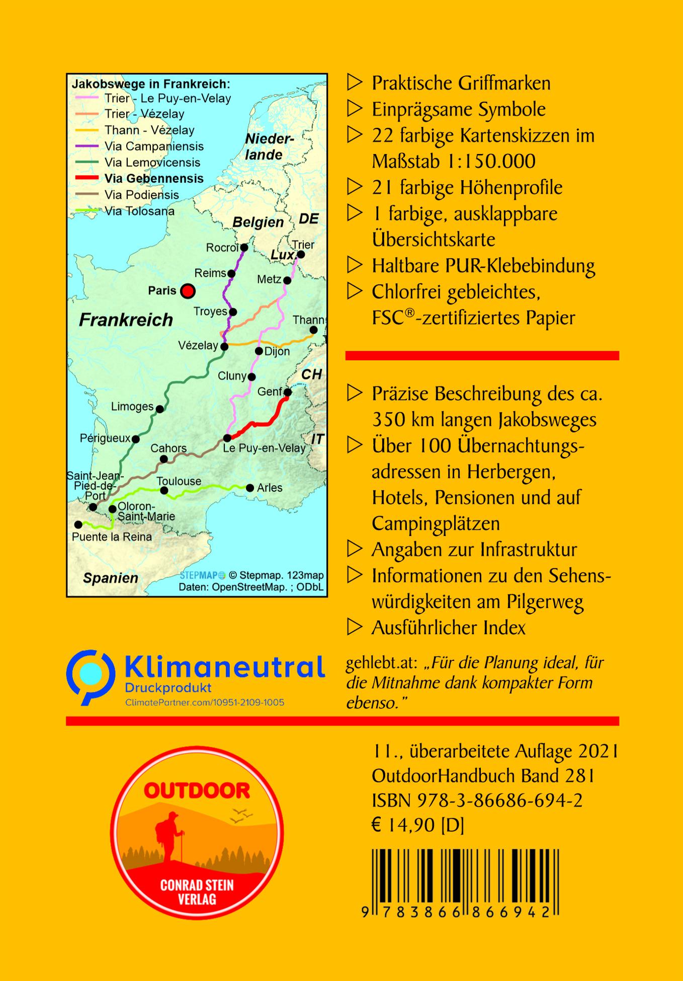 Frankreich: Jakobsweg Via Gebennensis