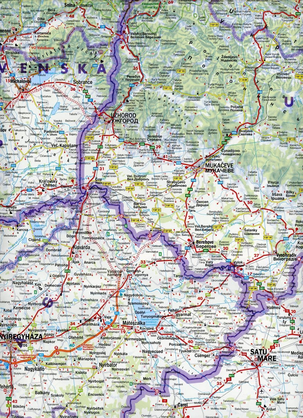 Rumänien - Moldawien, Straßenkarte 1:500.000, freytag & berndt