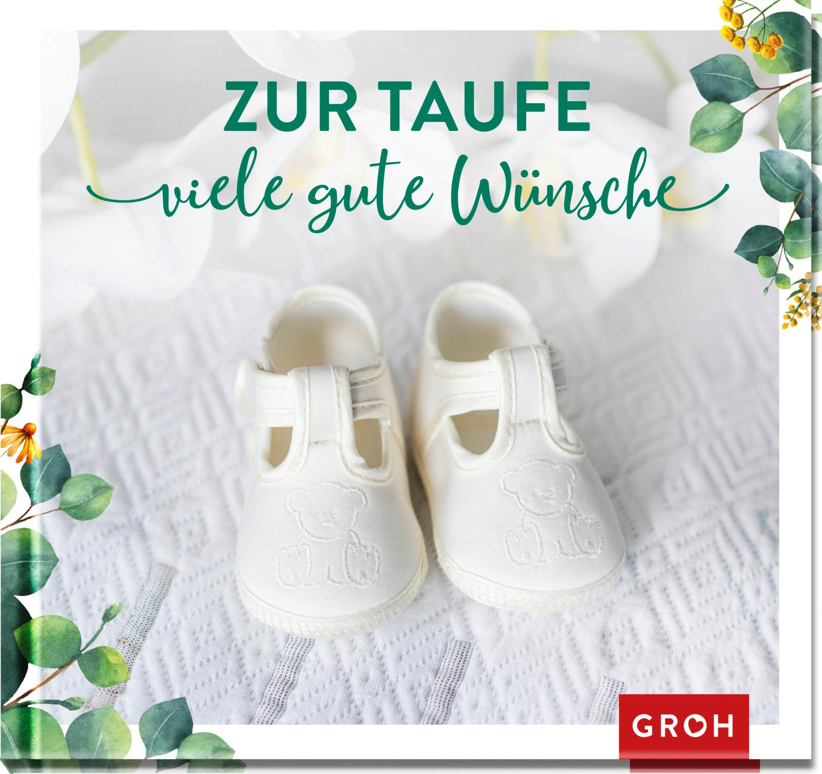 Zur Taufe viele gute Wünsche