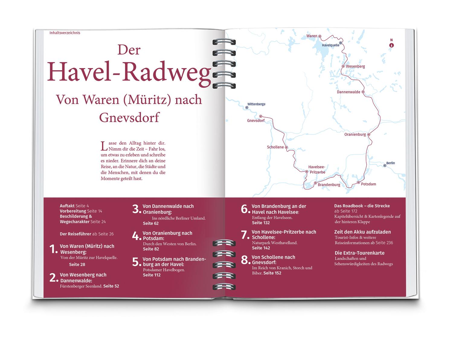 KOMPASS Radreiseführer Havel-Radweg