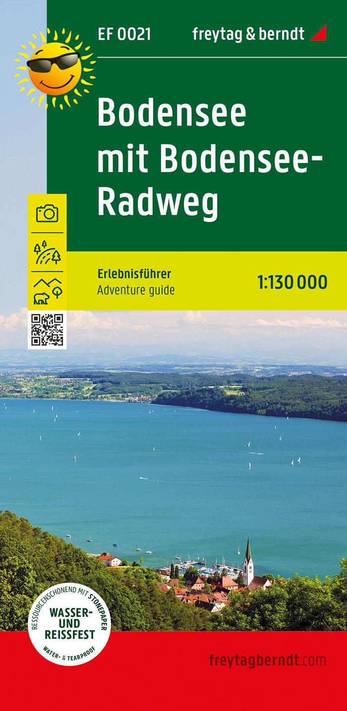 Bodensee mit Bodensee-Radweg, Erlebnisführer 1:130.000, freytag & berndt, EF 0021