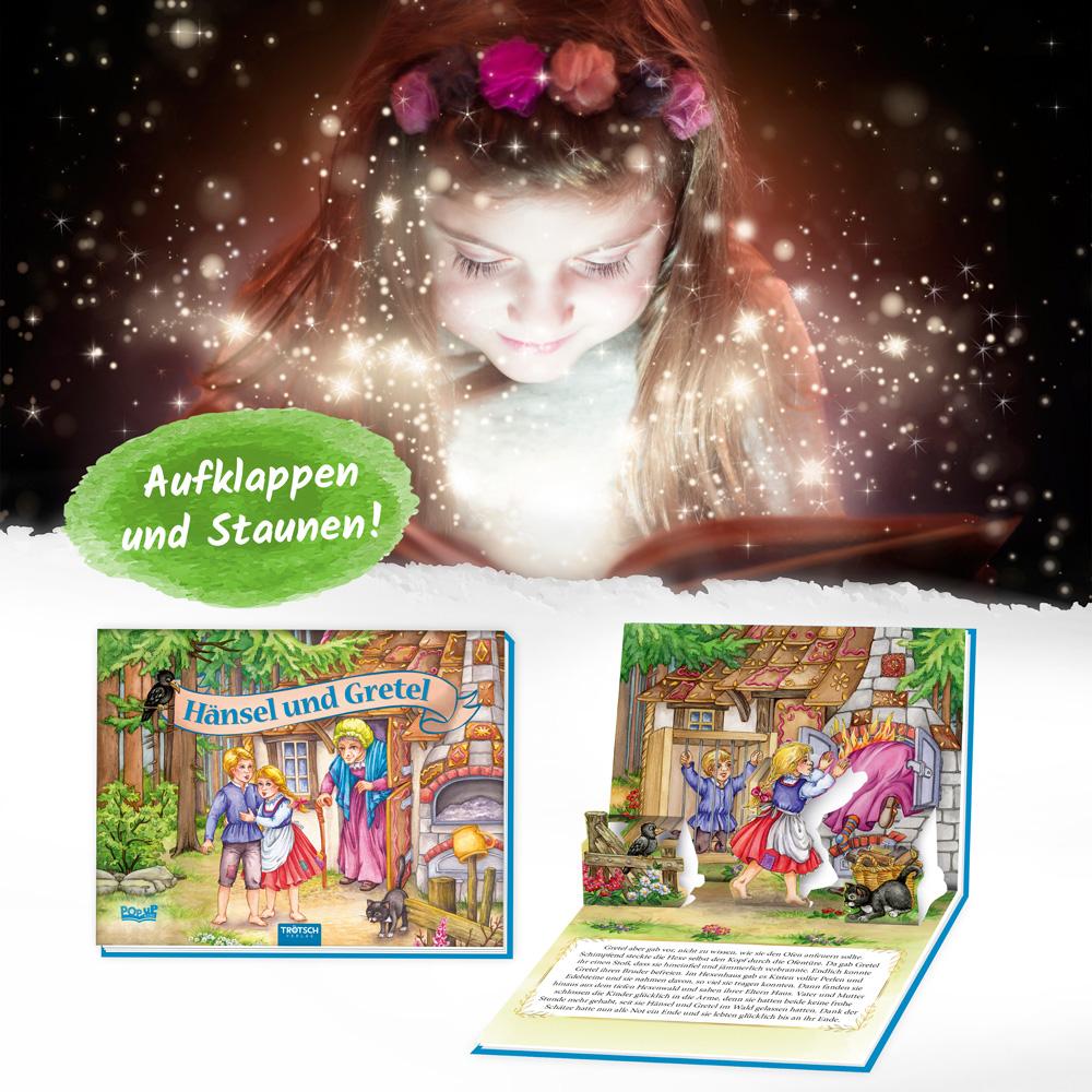 Trötsch Märchenbuch Pop-up-Buch Hänsel und Gretel