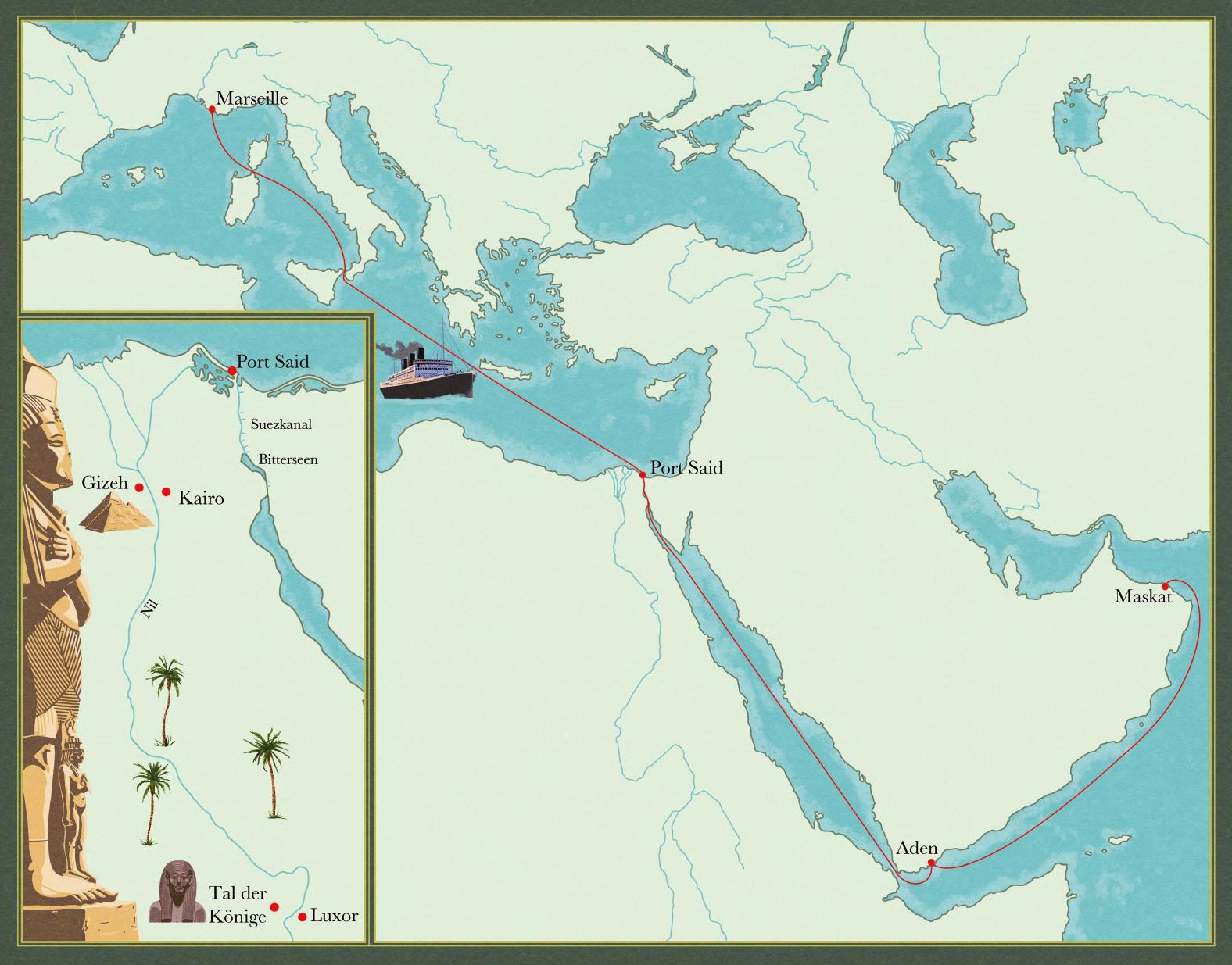 Die Passage nach Maskat