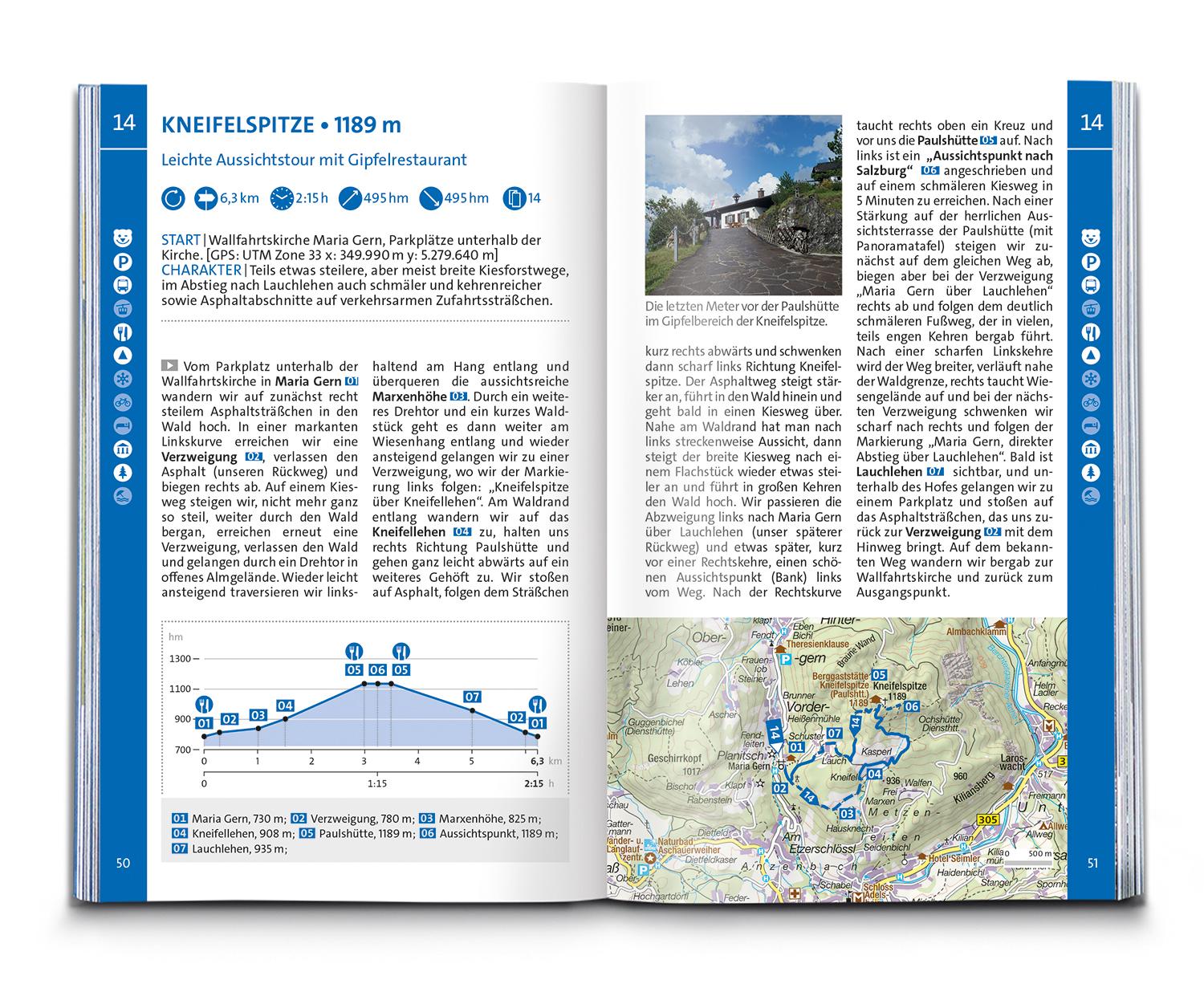 KOMPASS Wanderführer Berchtesgadener Land und Steinernes Meer, 55 Touren mit Extra-Tourenkarte