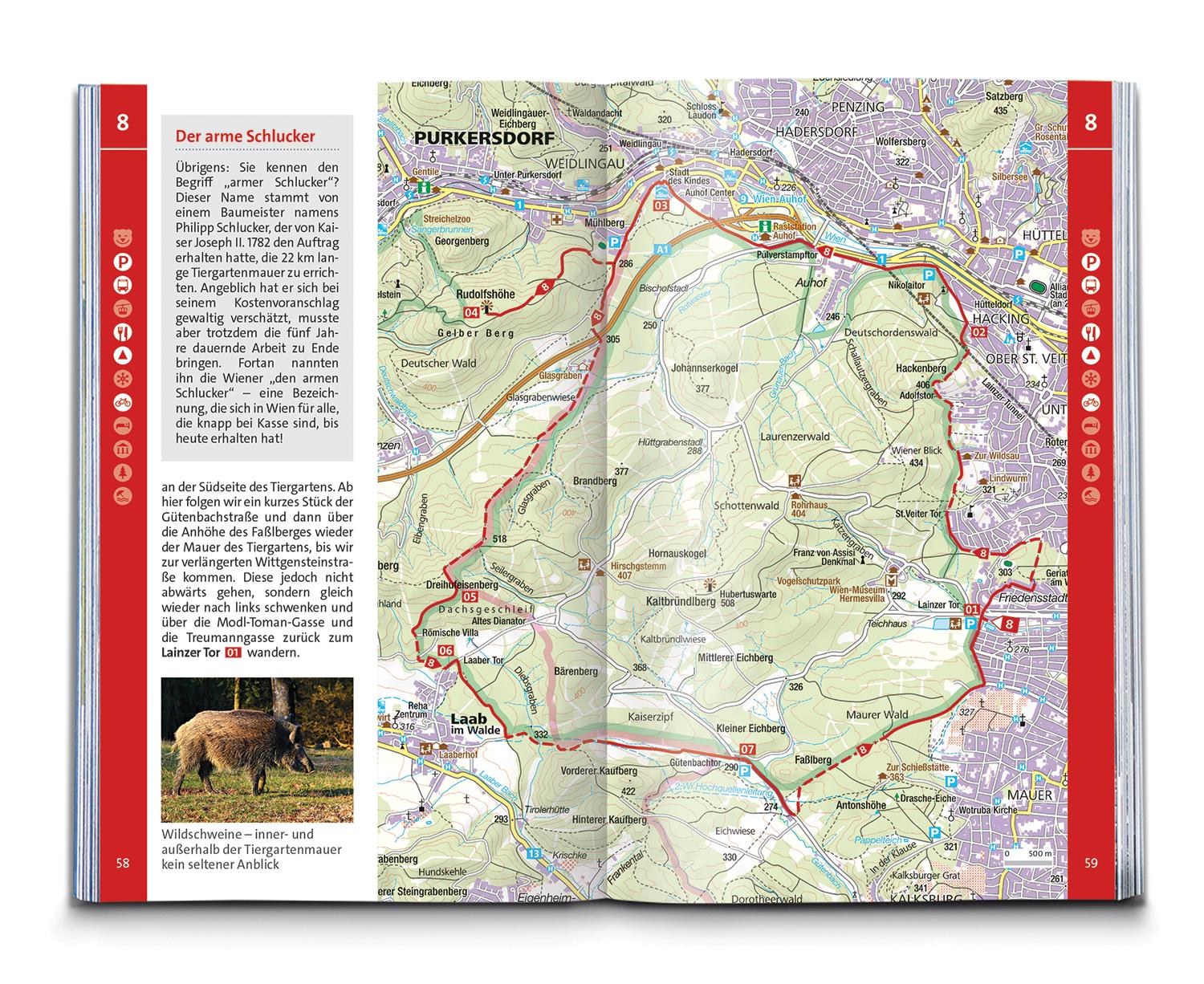 KOMPASS Wanderführer Wien mit Wienerwald, Wein- und Waldviertel, 60 Touren mit Extra-Tourenkarte