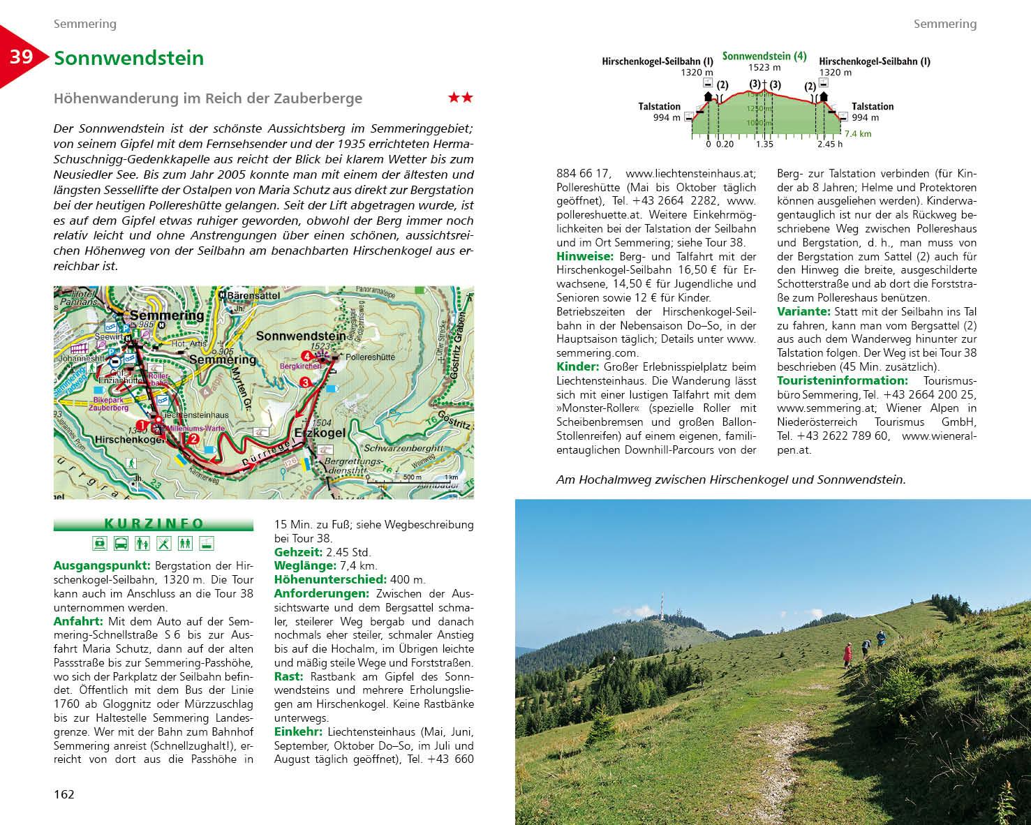 Leichte Wanderungen. Genusstouren im Wienerwald und in den Wiener Alpen