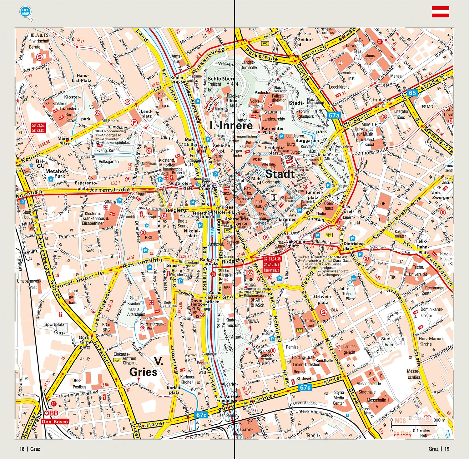 MARCO POLO Regionalkarte Österreich 02 Salzburg, Kärnten, Steiermark 1:200.000