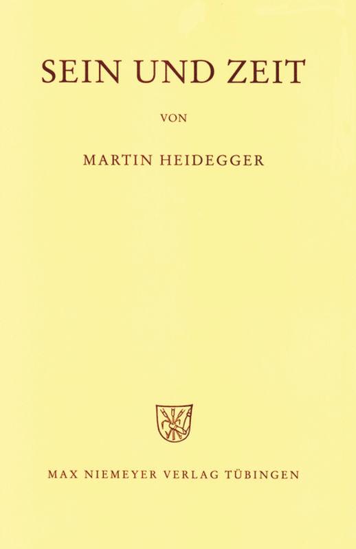 Gesamtausgabe Abt. 1 Veröffentlichte Schriften Bd. 2. Sein und Zeit