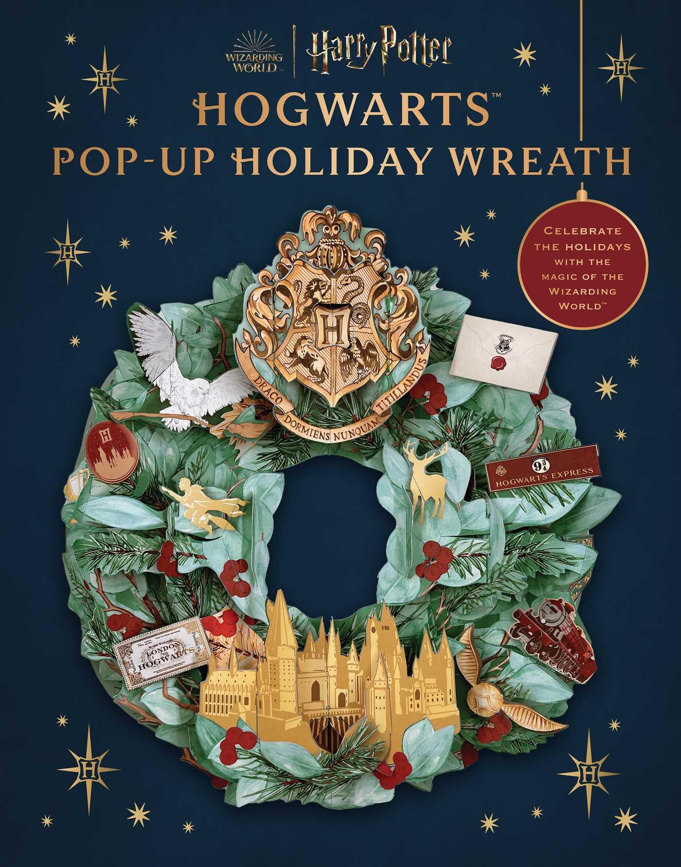 Harry Potter: Hogwarts Pop-Up Holiday Wreath