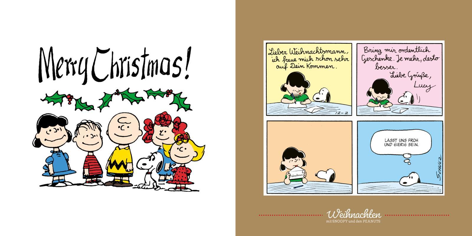 Peanuts Geschenkbuch: Frohe Weihnachten mit Snoopy und den Peanuts