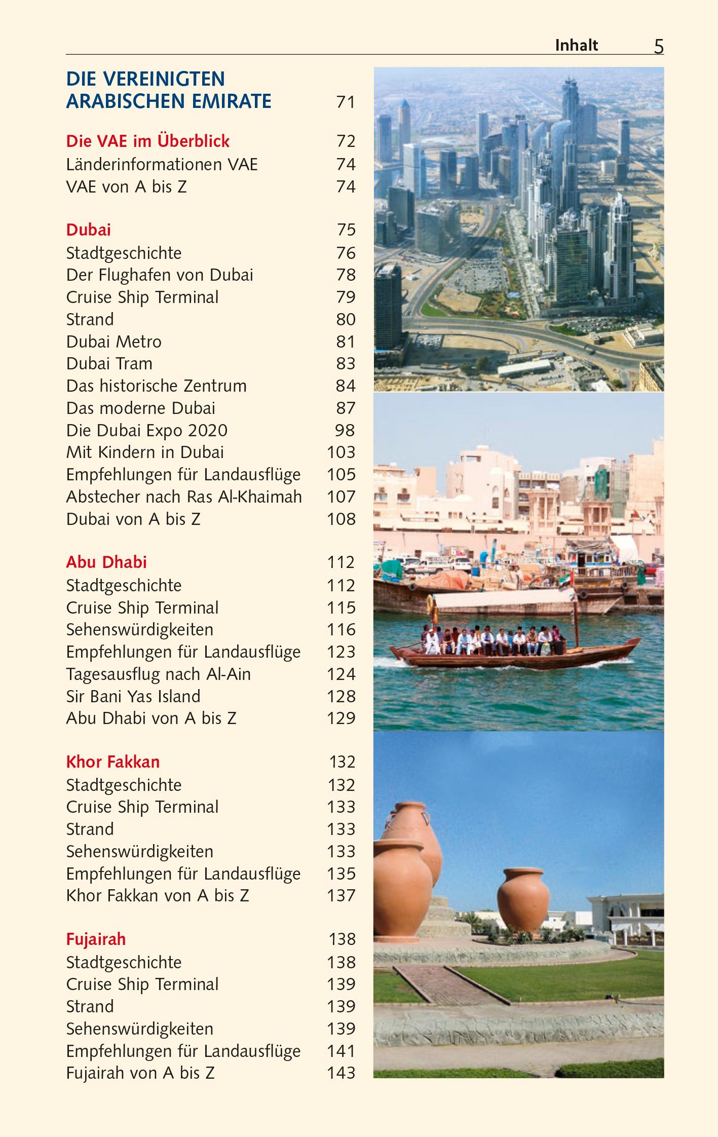 TRESCHER Reiseführer Kreuzfahrten Dubai und die Emirate