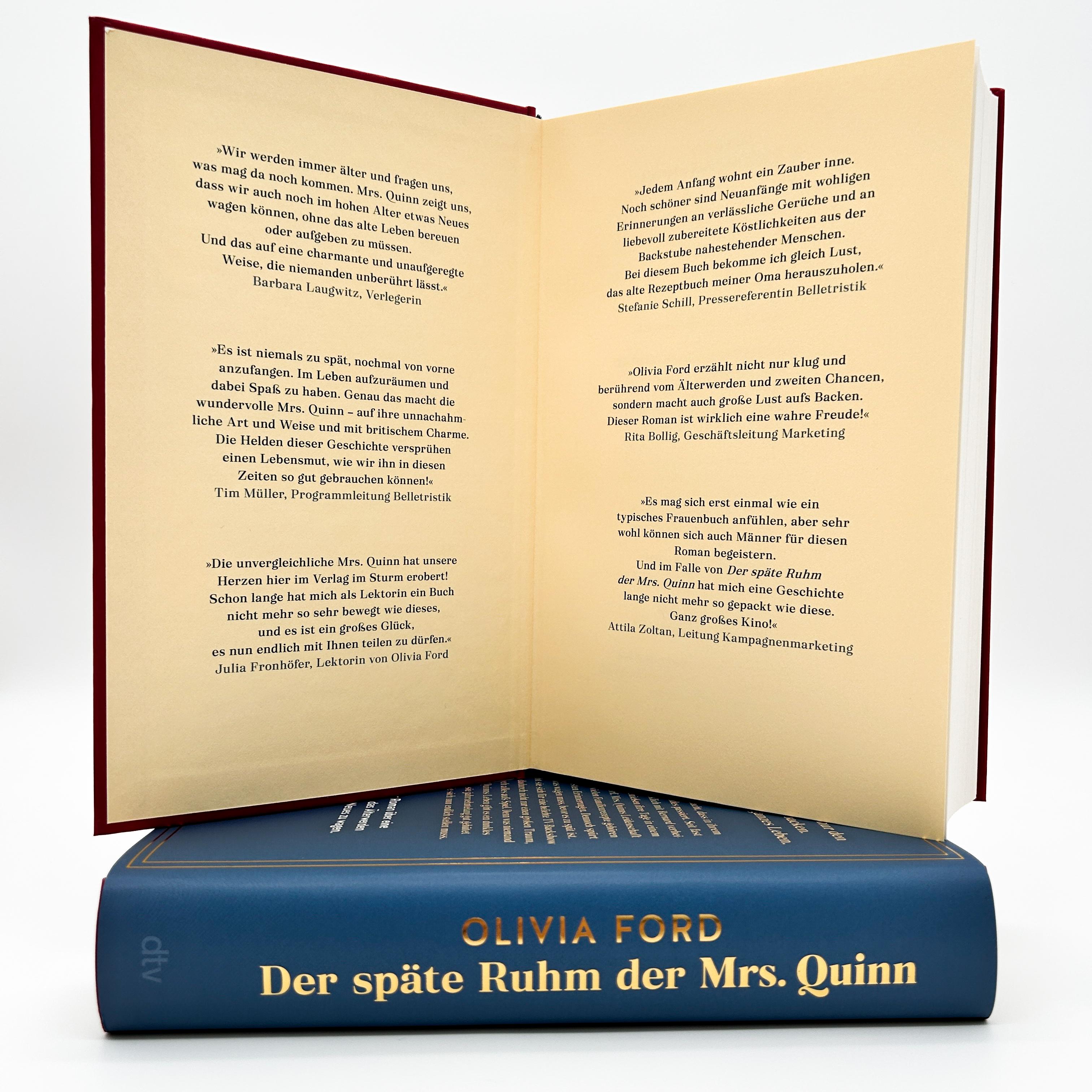 Der späte Ruhm der Mrs. Quinn