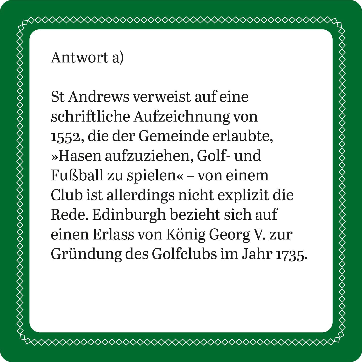 Das Golf-Quiz (Neuauflage)