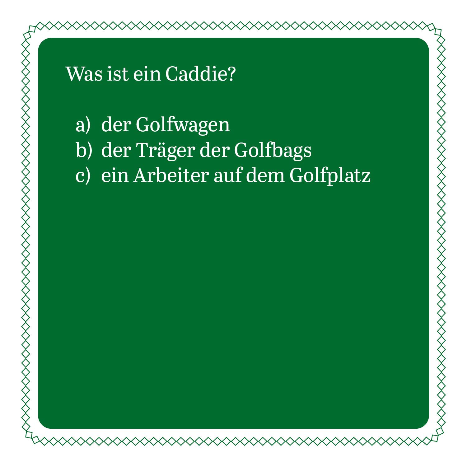 Das Golf-Quiz (Neuauflage)