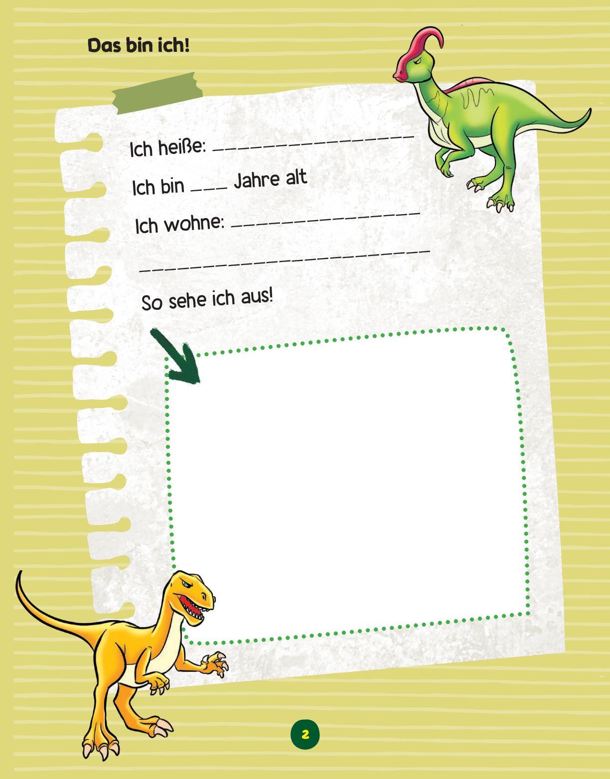 Mein großes Spaß- und Rätselbuch Dinosaurier