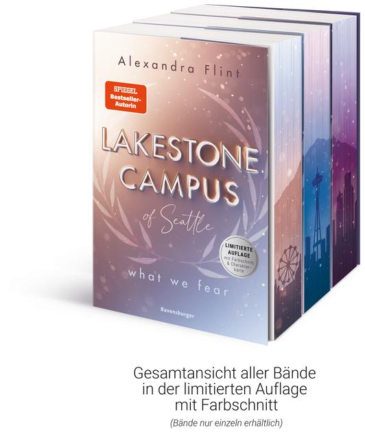 Lakestone Campus of Seattle, Band 3: What We Hide (Finale der neuen New-Adult-Reihe von SPIEGEL-Bestsellerautorin Alexandra Flint | Limitierte Auflage mit Farbschnitt)