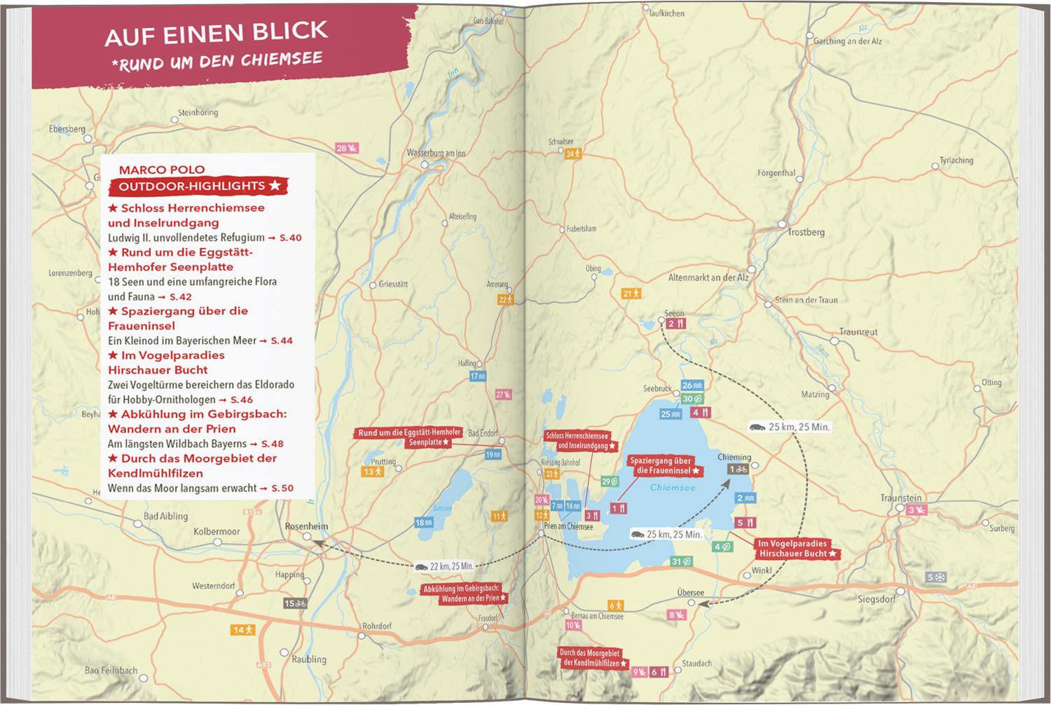 MARCO POLO OUTDOOR GUIDE Reiseführer Chiemgau & Berchtesgadener Land