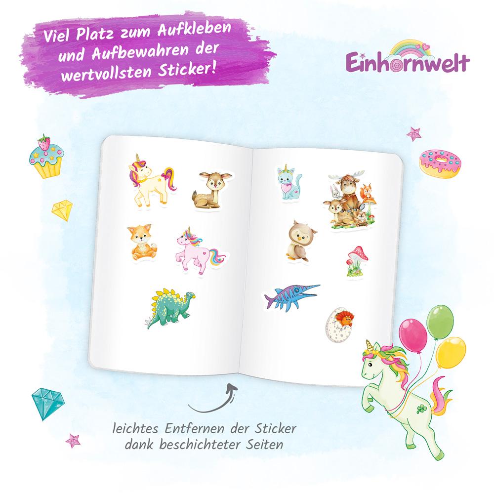 Trötsch Mein Stickeralbum Einhornwelt Stickerbuch