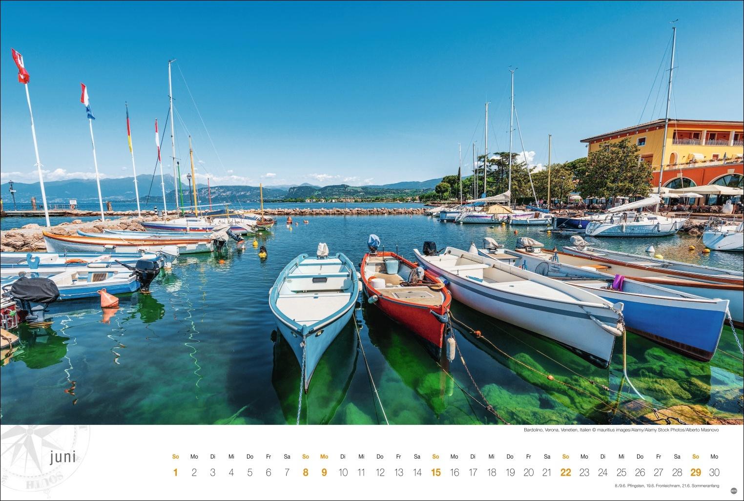 Gardasee Globetrotter Kalender 2025 - Von romantischen Buchten und malerischen Orten