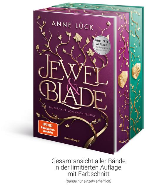 Jewel & Blade, Band 1: Die Wächter von Knightsbridge (Von der SPIEGEL-Bestseller-Autorin von "Silver & Poison" | Limitierte Auflage mit dreiseitigem Farbschnitt)