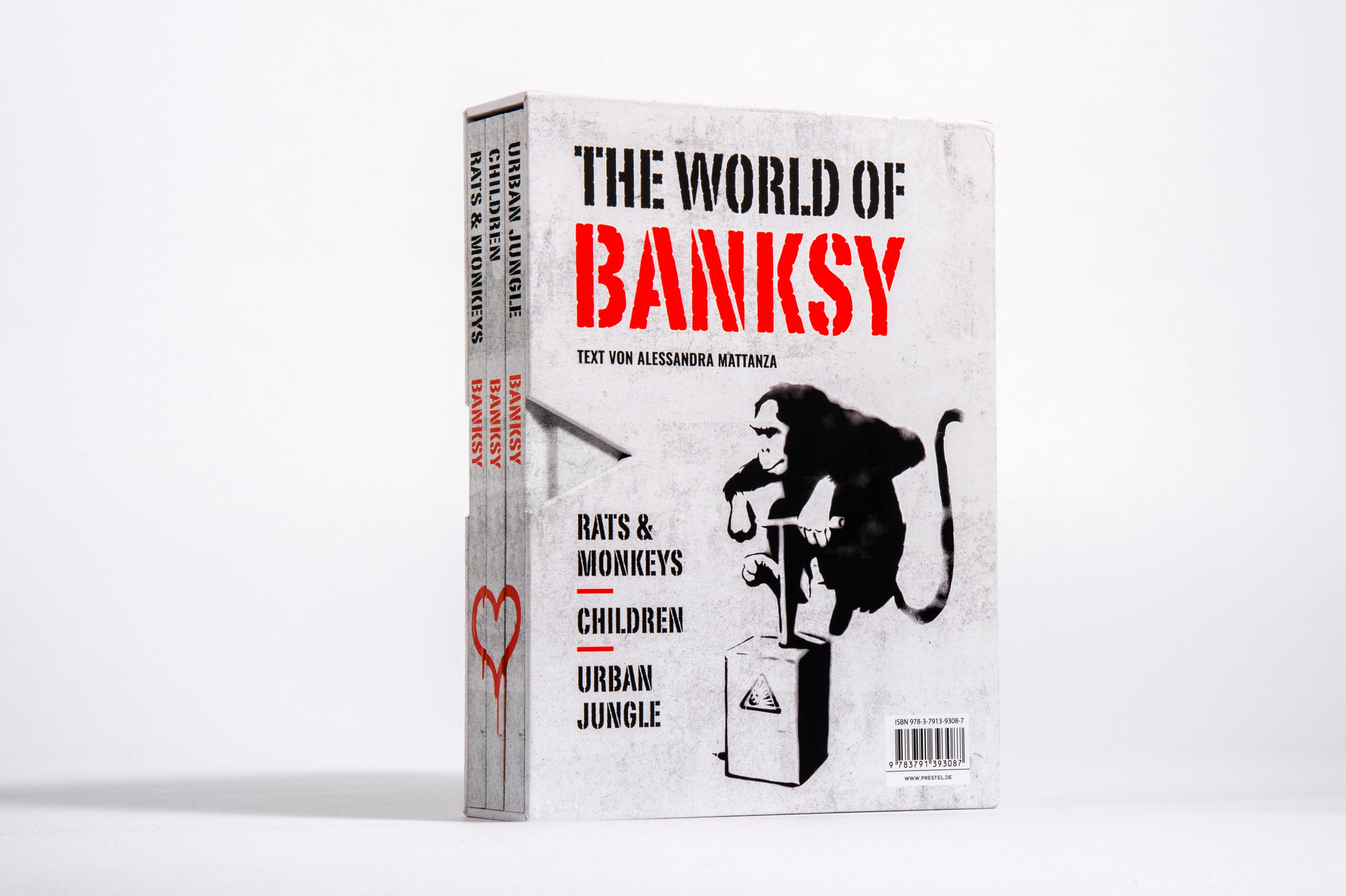 The World of Banksy. Alles was du von Banksy kennen musst in 3 Bänden im Schuber