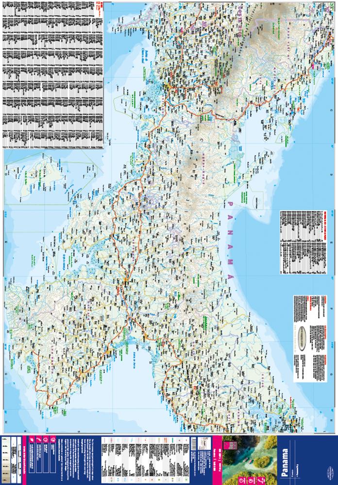 Reise Know-How Landkarte Panama (1:400.000)