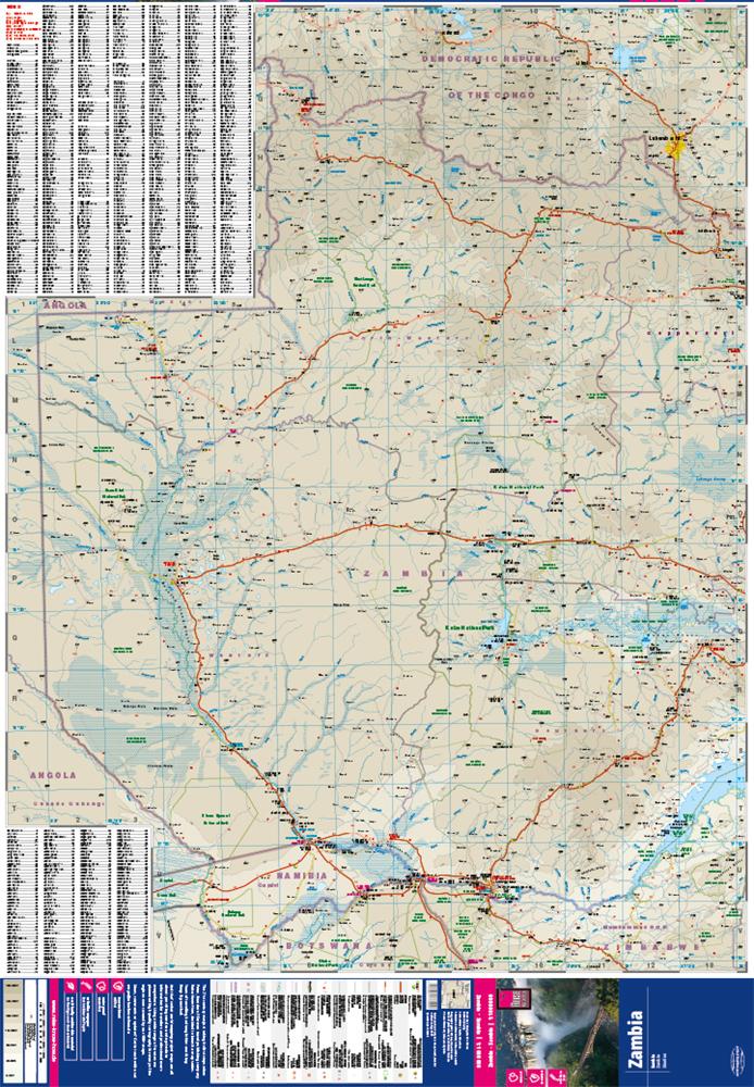 Reise Know-How Landkarte Sambia  1:1.000.000