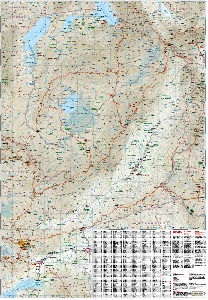 Reise Know-How Landkarte Sambia  1:1.000.000