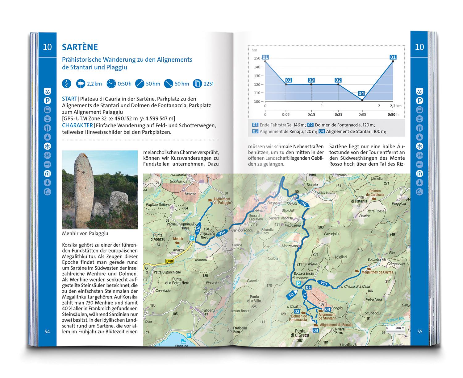 KOMPASS Wanderführer Korsika, 80 Touren mit Extra-Tourenkarte