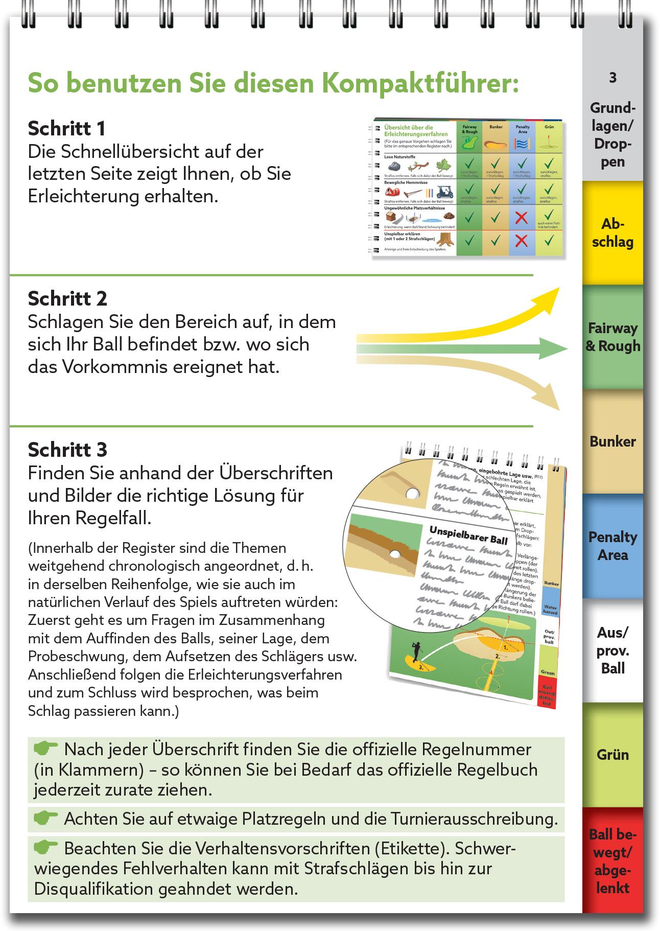 Golfregeln kompakt