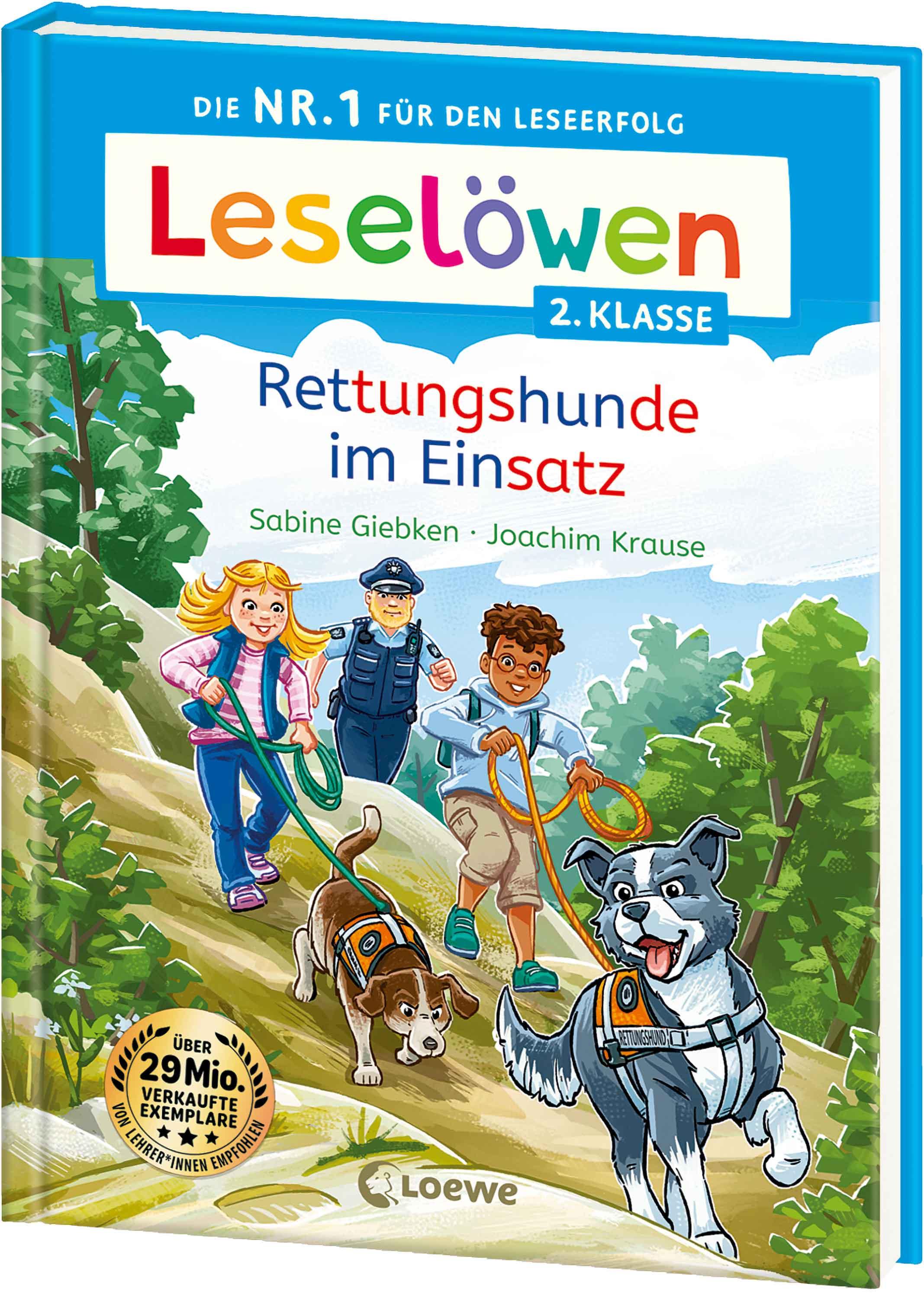 Leselöwen 2. Klasse - Rettungshunde im Einsatz