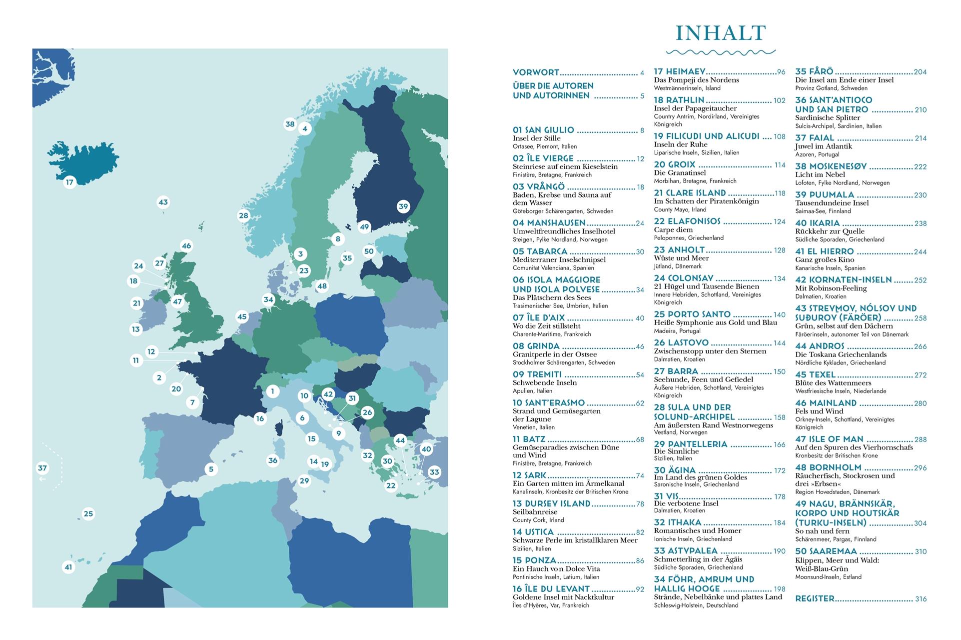 Trauminseln in Europa