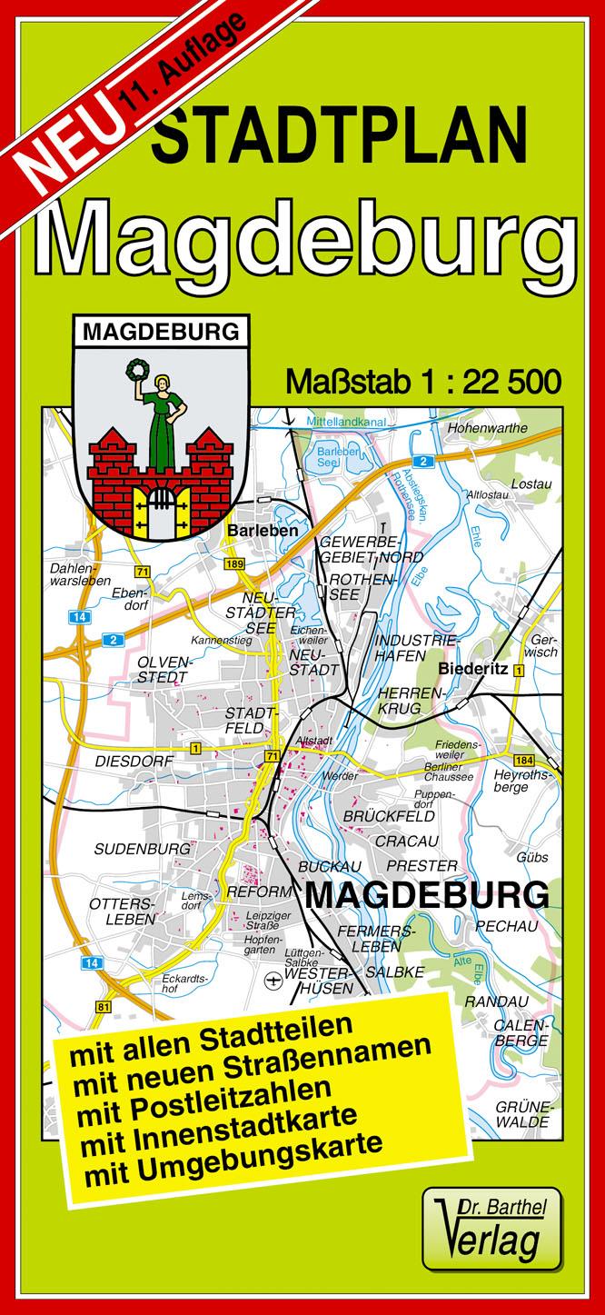 Stadtplan Magdeburg 1 : 22 500